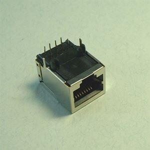  RJ-45 8P8C 90°插板 包铁壳