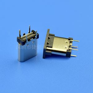 USB C TYPE 24P 180° 加高