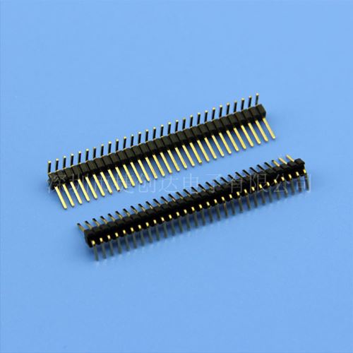 排针 1.27MM 单排 90度