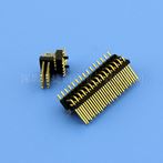 排针 1.27MM 双排双塑 SMT 90度
