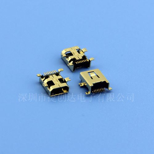 MINI USB 8P 母座 SMT