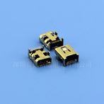 MINI USB 8P 母座 SMT 四脚插板