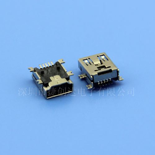 MINI USB 5P BF SMT 全贴