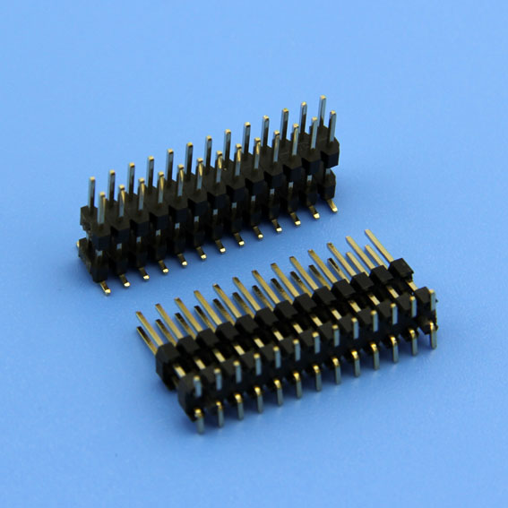 排针 2.0MM 双排双塑 SMT