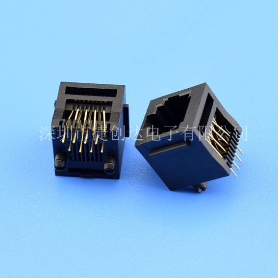 RJ45 8P8C 180度 全塑 有耳