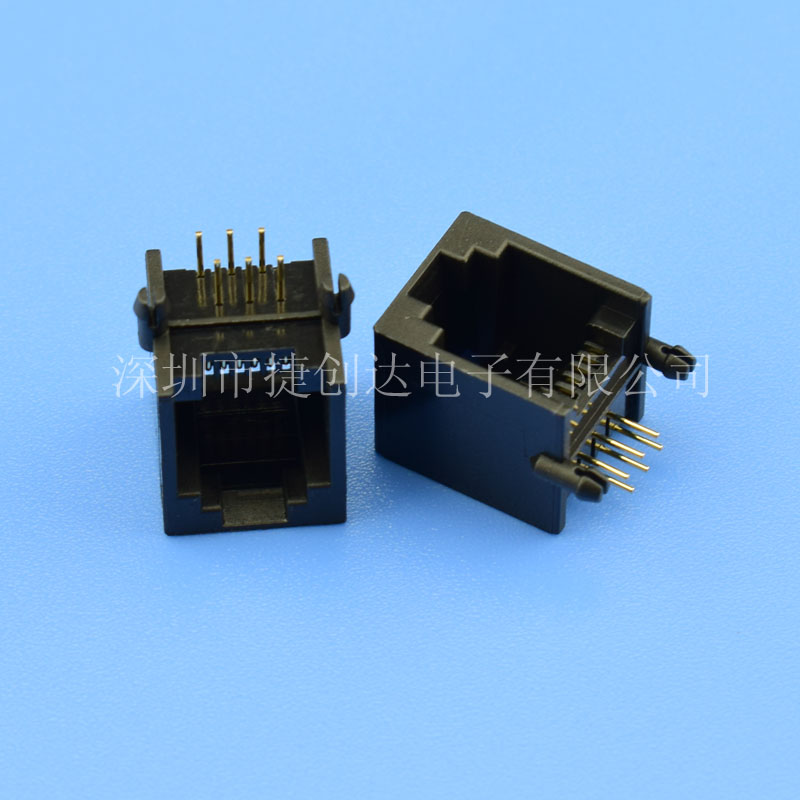  RJ11 6P6C 90度 下接 无耳