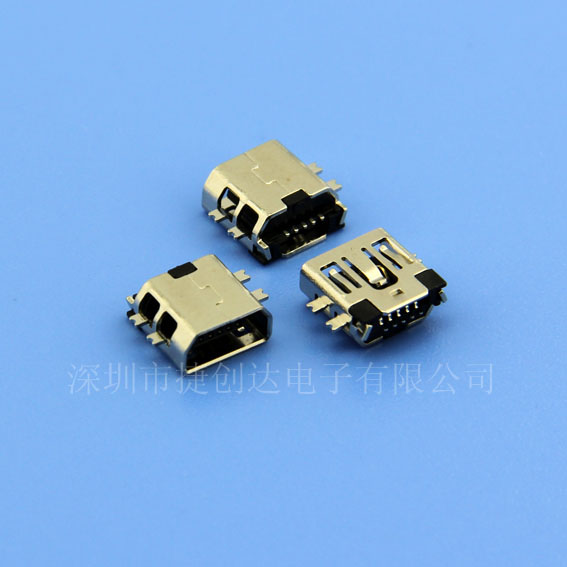 MINI USB 5P ABF SMT 沉板