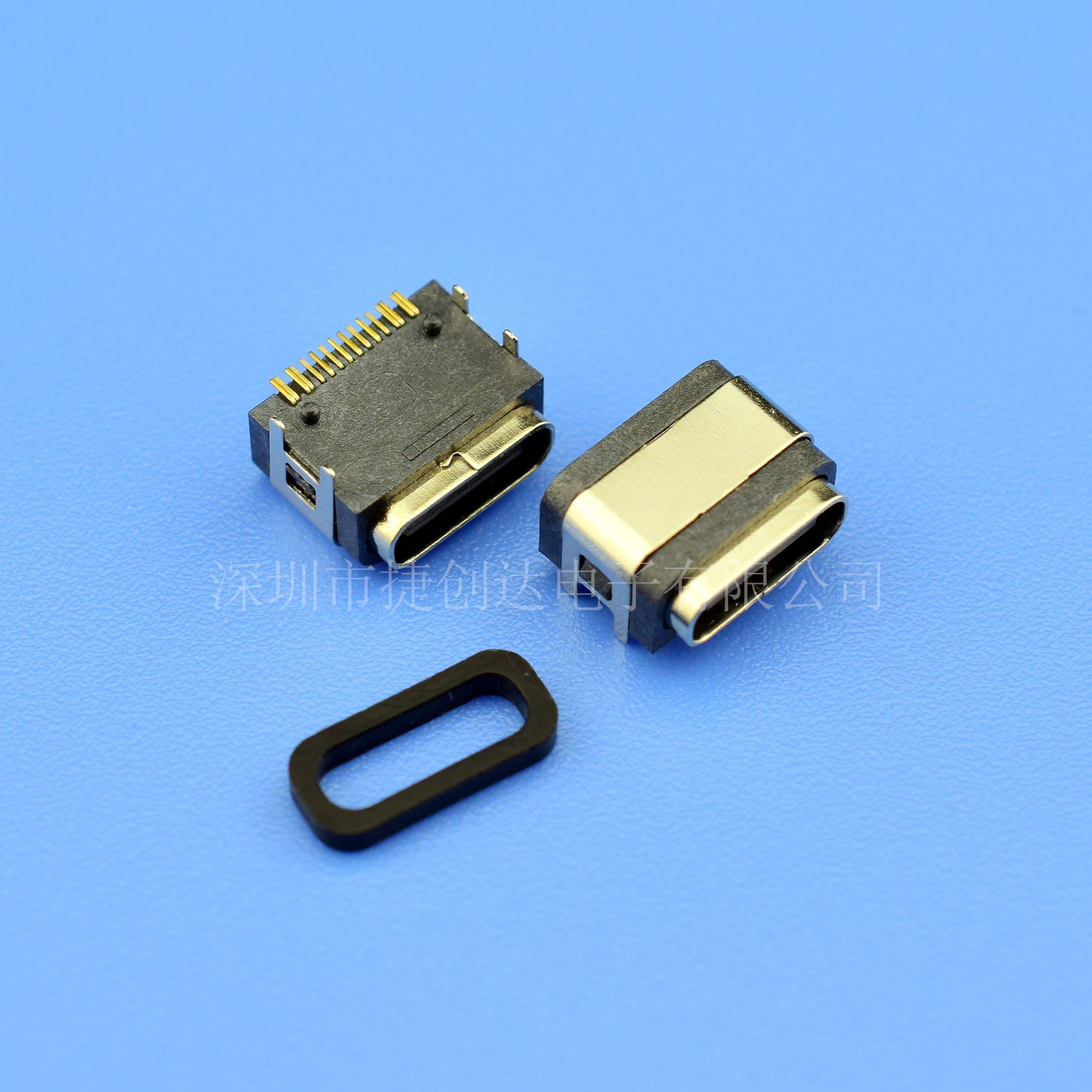 USB C TYPE 16P 90° 防水